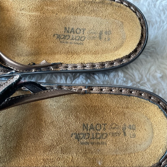 Naot Strappy Comfort Wedge Slide Sandals Size 40 - Picture 8 of 14